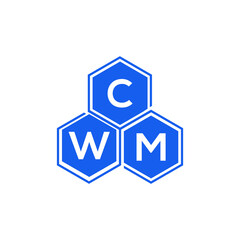 CWM letter logo design on White background. CWM creative initials letter logo concept. CWM letter design. 
