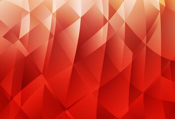 Light Red vector abstract mosaic background.