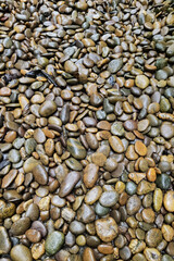 Close up of a pile of stone texture for background