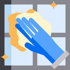 Hand cleaning icon