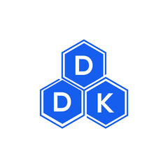 DDK letter logo design on White background. DDK creative initials letter logo concept. DDK letter design. 
