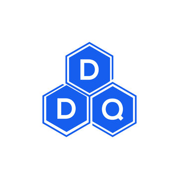 DDQ letter logo design on White background. DDQ creative initials letter logo concept. DDQ letter design. 
