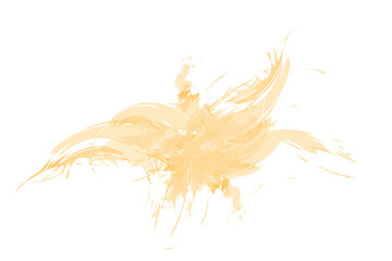 brown oil brush strokes