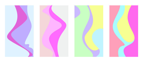 abstract background with waves