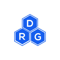 DRG letter logo design on White background. DRG creative initials letter logo concept. DRG letter design. 
