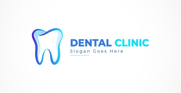 Dental Clinic logo template, Dental Care logo design vector