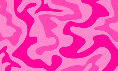 Simple background with gradient pink wavy lines pattern