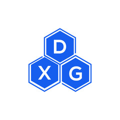 DXG letter logo design on White background. DXG creative initials letter logo concept. DXG letter design. 