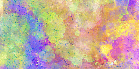 Abstract colorful background and Abstract colorful pastel with gradient multicolor toned textured background, ideas graphic design. Abstract colorful  cloud hand draw watercolor background.