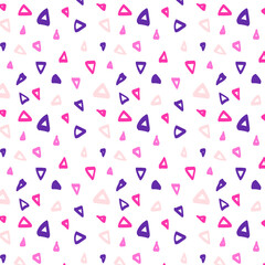 seamless pattern background with triangles motive