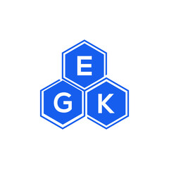 EGK letter logo design on White background. EGK creative initials letter logo concept. EGK letter design. 