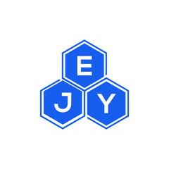 EJY letter logo design on White background. EJY creative initials letter logo concept. EJY letter design. 
