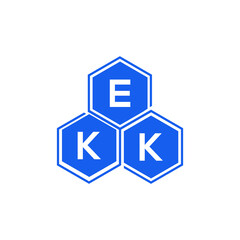EKK letter logo design on White background. EKK creative initials letter logo concept. EKK letter design. 
