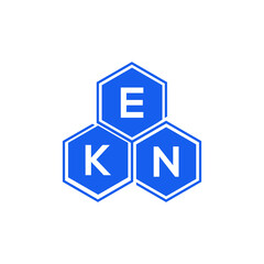 EKN letter logo design on White background. EKN creative initials letter logo concept. EKN letter design. 
