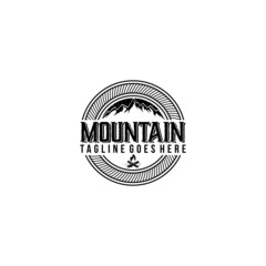 Mountain Hipster Logo template