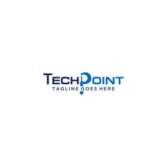 Creative micrometer logo design for technologies
