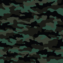 Fototapeta premium Dark camouflage. Vector. Pattern for clothes. Textile.