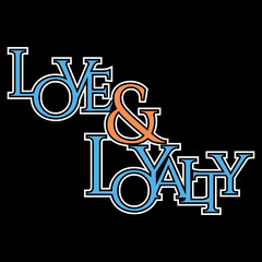 Typography_stock_Love and Loyalty design,logo, 