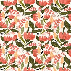 seamless floral pattern. A Pattern for baby appareal, bedding, wallpaper, and much more. 