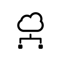 Cloud computing icon