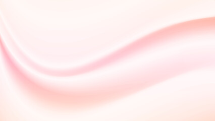 布の波のようなドレープ、サーモンピンクの光と影、背景画像