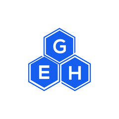GEH letter logo design on black background. GEH  creative initials letter logo concept. GEH letter design.