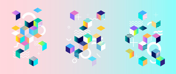 Modern abstract vector design element for business cards, cover, ads banner decorations. minimal wallpaper design for prints.