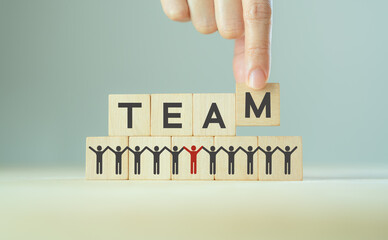 Teamwork and success concept. Work collaboration for achieving goal and successful business....