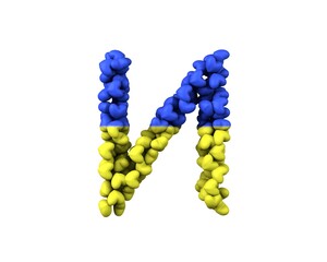 Ukraine Hearts Font Letter