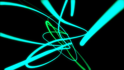 Neon threads concept background