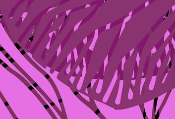 Light Pink vector backdrop with memphis shapes.