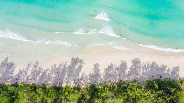 Aerial view at Tips of Borneo, Kudat Sabah East, Malaysia