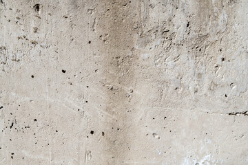 Texture of a concrete wall with cement plaster. Construction works.