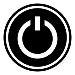 POWER glyph icon,linear,outline,graphic,illustration