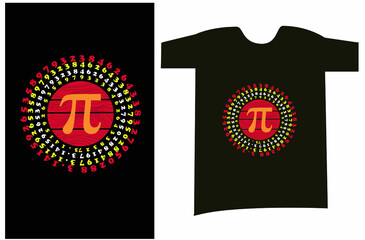 pi math essential t-shirt design