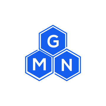 GMN letter logo design on black background. GMN  creative initials letter logo concept. GMN letter design.