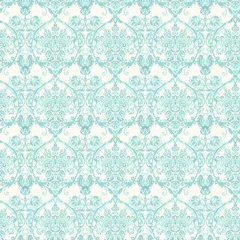 Gordijnen Seamless vintage vector background. Vector floral wallpaper baroque style pattern © antalogiya