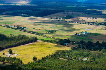 Naklejka premium High angle view of beautiful landscape