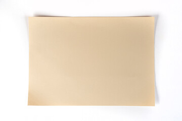 a blank sheet