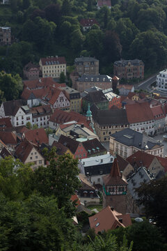 View on Kulmbach from local plassenburg castle