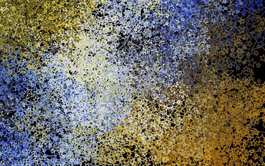 Dark Blue, Yellow vector background with colored stars.