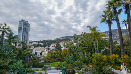 Fototapeta na wymiar The Principality of Monaco is a holiday destination for wealthy tourists