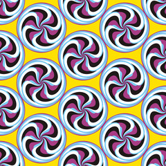 Abstract swirl background. Seamless pattern. Cover design template. Vector illustration.