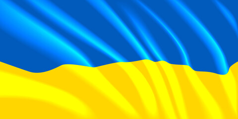 Flag of Ukraine.Vector illustration.