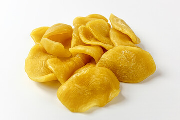 Potato Sujebi on a white background