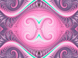 Beautiful fractal. Computer generated image. Fractal background. Abstract spirals. Seamless pattern. Beautiful background for greetings card, flyers, invitation, posters, brochure, banners, calendar.