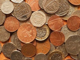 Pound coins United Kingdom currency