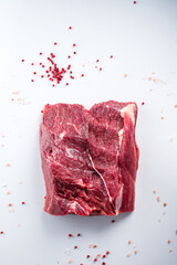 Fototapeta premium beautiful raw beef beef close-up