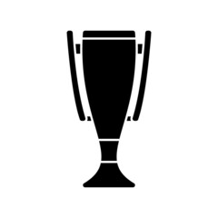 Winner Trophy Icon Logo Design Vector Template Illustration