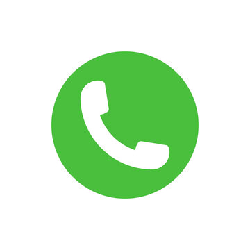 Accept phone call green icon
